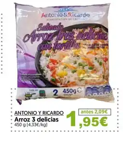 Hiper Usera ANTONIO Y RICARDO Arroz 3 delicias oferta