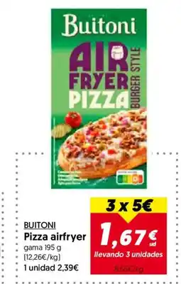 Hiper Usera BUITONI Pizza airfryer oferta