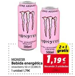 Hiper Usera MONSTER Bebida energética oferta