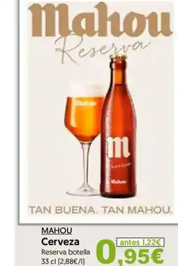 Hiper Usera MAHOU Cerveza oferta