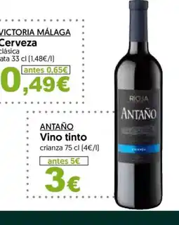 Hiper Usera ANTAÑOVino tinto crianza oferta