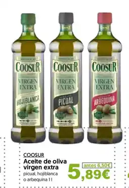 Hiper Usera COOSUR Aceite de oliva virgen extra oferta
