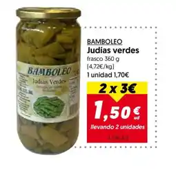Hiper Usera BAMBOLEO Judias derdes oferta