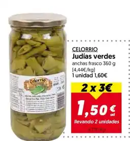 Hiper Usera CELORRIO Judías verdes oferta