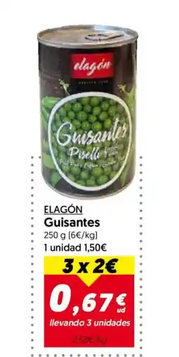 Hiper Usera ELAGÓN Guisantes oferta