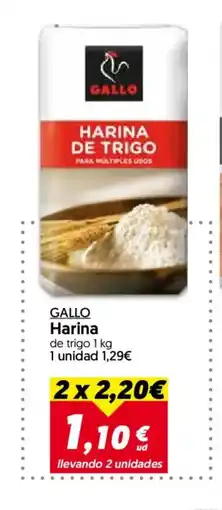 Hiper Usera GALLO Harina oferta