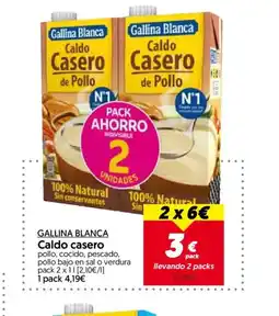 Hiper Usera GALLINA BLANCA Caldo casero oferta