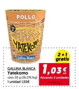Hiper Usera GALLINA BLANCA Yatekomo oferta