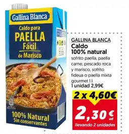 Hiper Usera GALLINA BLANCA Caldo 100% natural oferta
