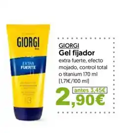 Hiper Usera GIORGI Gel fijador oferta