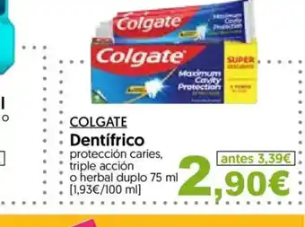 Hiper Usera COLGATE Dentifrico oferta