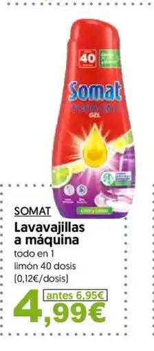 Hiper Usera SOMAT Lavavajillas a máquina oferta