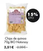 NaturaSí Natursoy - chips de quinoa oferta