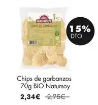 NaturaSí Natursoy - chips de garbanzos oferta