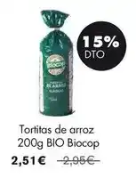 NaturaSí Biocop - tortitas de arroz bio oferta