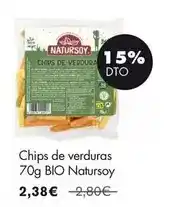 NaturaSí Natursoy - chips de verduras oferta