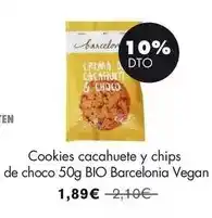 NaturaSí Bio - cookies cacahuete y chips oferta