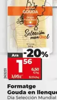 Dia Dia seleccion mundial - queso gouda en lonchas oferta