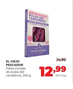 Alimerka EL VIEJO PESCADOR Patas cocidas de pulpo del cantábrico oferta