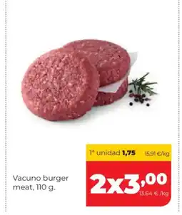 Alimerka Vacuno burger meat oferta