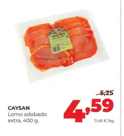 Alimerka CAYSAN Lomo adobado extra oferta
