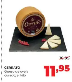 Alimerka CERRATO Queso de oveja curado oferta