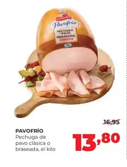 Alimerka PAVOFRÍO Pechuga de pavo clásica o braseada oferta