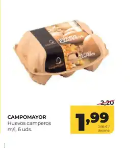 Alimerka CAMPOMAYOR Huevos camperos m/1, 6 uds. oferta