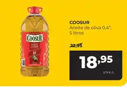Alimerka COOSUR Aceite de oliva 0,4° oferta