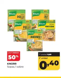 Alimerka KNORR Sopas, 1 sobre oferta