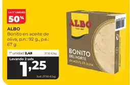 Alimerka ALBO Bonito en aceite de oliva oferta