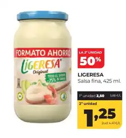 Alimerka LIGERESA Salsa fina oferta