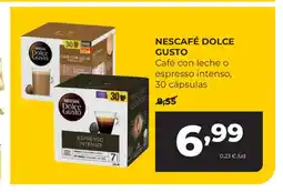 Alimerka NESCAFÉ DOLCE GUSTO Café con leche o espresso intenso, 30 cápsulas oferta