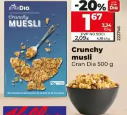 Dia Gran dia - crunchy muesli oferta