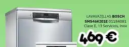 Master Cadena Bosch - lavavajillas sms46k101e 01184081 oferta