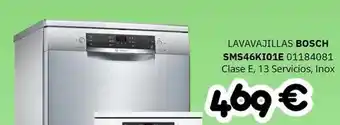 Bosch - lavavajillas sms46k101e 01184081