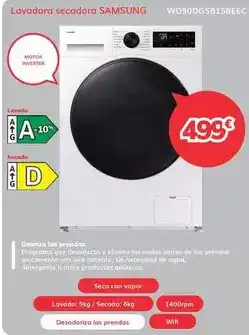 Mi electro Samsung - lavadora secadora oferta