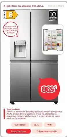 Mi electro Hisense - frigorífico americano oferta