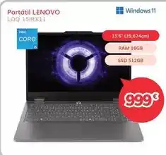 Mi electro Lenovo - portatil loq 15irx11 oferta
