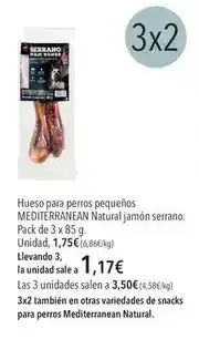 El Corte Inglés El corte inglés - hueso para perros pequeños natural jamón serrano oferta