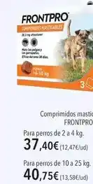 El Corte Inglés Comprimidos masti oferta