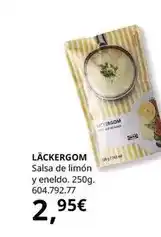 IKEA Salsa de limón y eneldo oferta