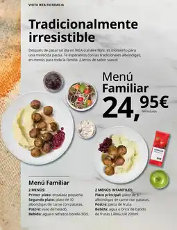 IKEA Ikea - menú familiar oferta