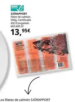 IKEA Filete de salmón oferta