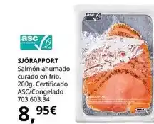 IKEA Salmón ahumado curado en frio oferta