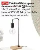 IKEA Tvärhand lámpara de mesa oferta