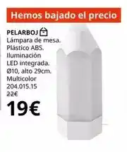 IKEA Abs - lámpara de mesa. plástico abs. iluminación led oferta