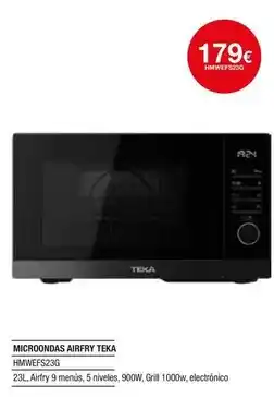 Milar Teka - microondas airfry oferta