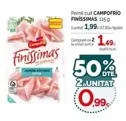 Condis Campofrío - pernil cuit finissimas oferta