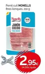 Condis Monells - pernil cuit fines llenques oferta